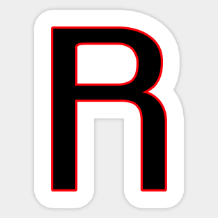 R Sticker